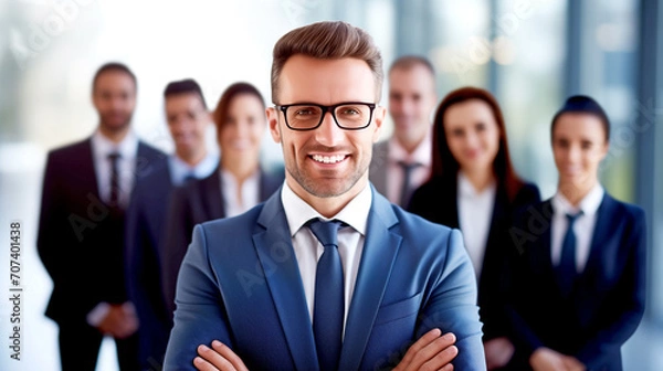 Fototapeta PORTRAIT OF A BUSINESS TEAM