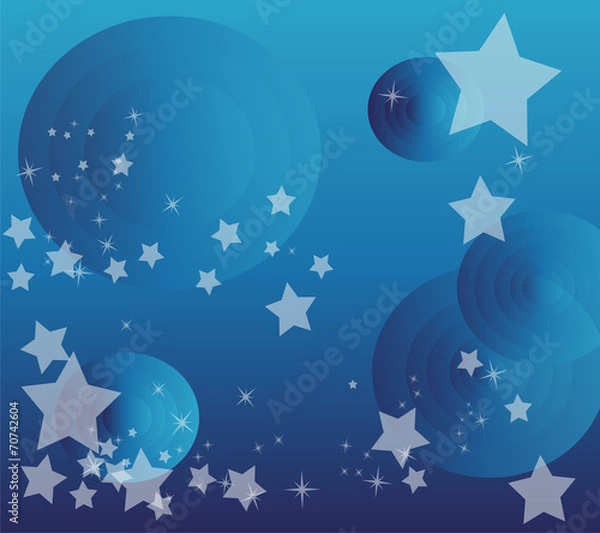 Obraz Vector star circle background design