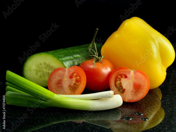 Obraz Salad reflections