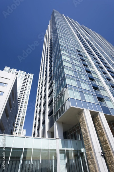 Fototapeta 臨海地域の高層マンション