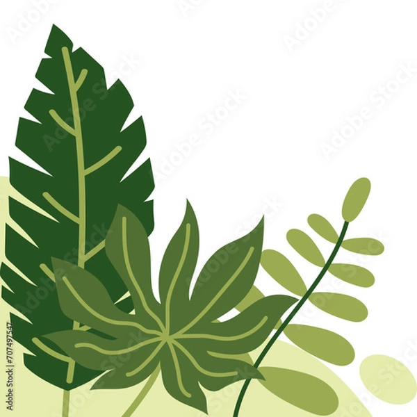 Fototapeta Leaf Decoration Vector