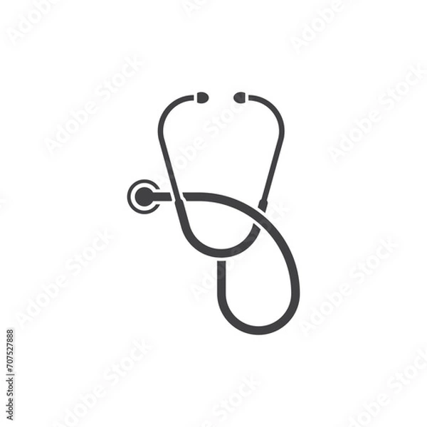 Obraz stetoskop icon vector