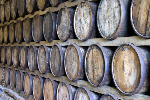 Fototapeta Tonneaux de Rhum