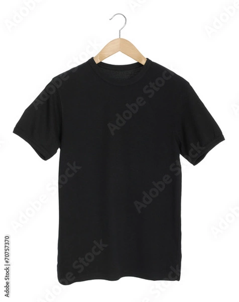 Obraz Black T-Shirt isolated