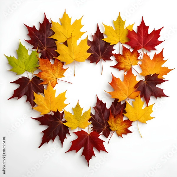 Obraz autumn leaves frame