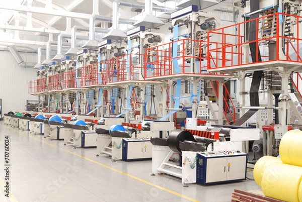 Obraz production polyethylene garbage bags