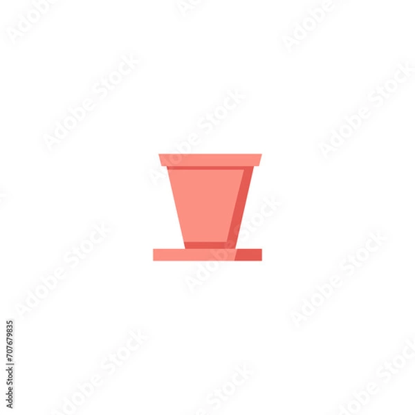 Fototapeta pot element vector template element template