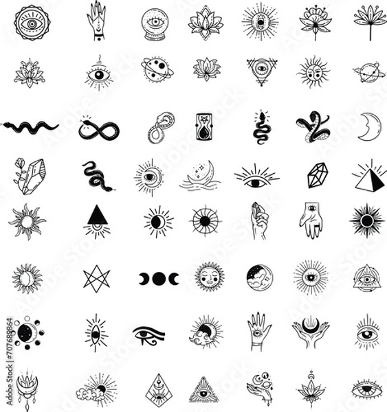 Fototapeta Mystical vector.