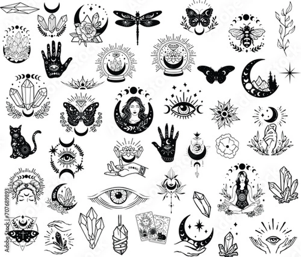 Obraz Mystical hand drawn.