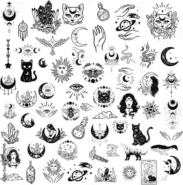 Obraz Mystical hand drawn.