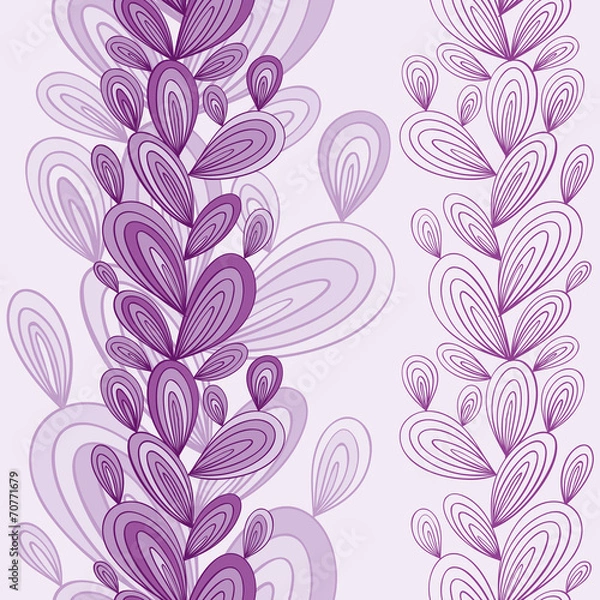 Obraz Exotic floral seamless pattern.