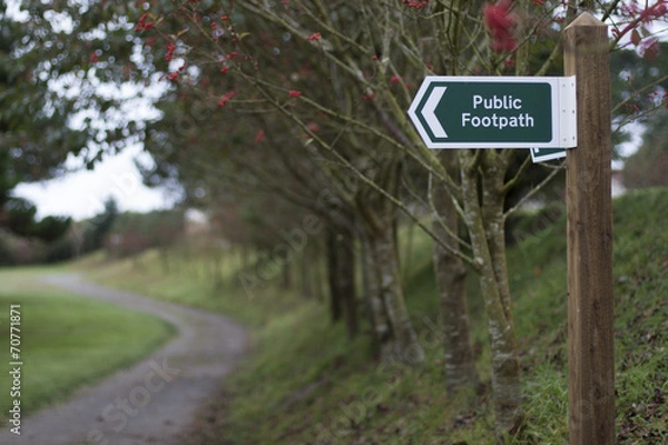 Obraz Public Footpath