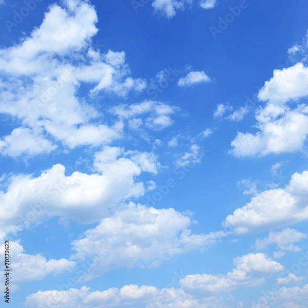 Obraz Blue sky with clouds