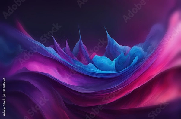 Obraz Abstract Pink And Blue Background