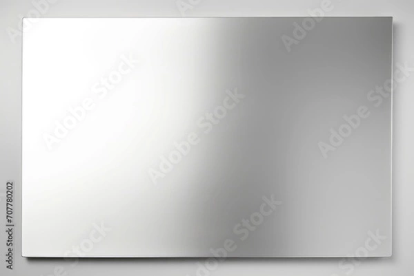 Fototapeta Close-up silver metallic object, abstract background