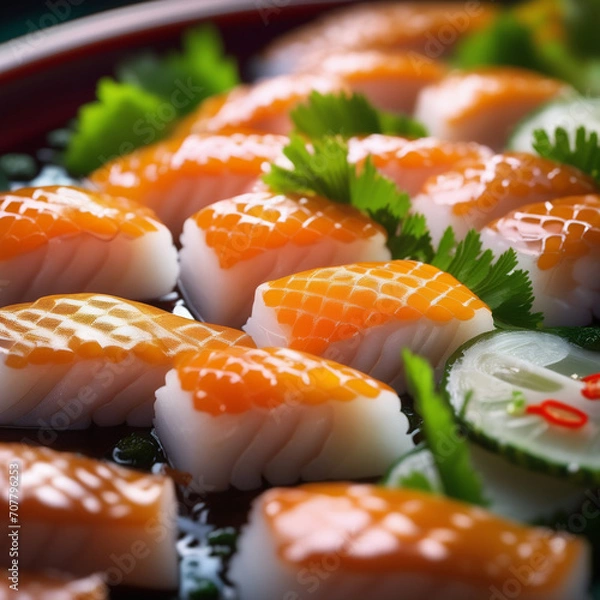 Obraz sushi with salmon