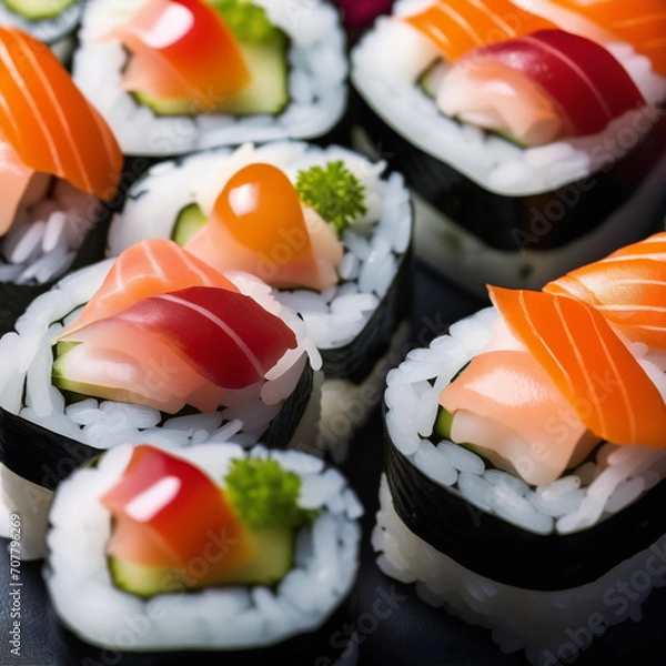 Obraz sushi on a plate