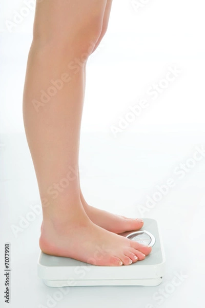 Fototapeta beautiful woman legs with  scales