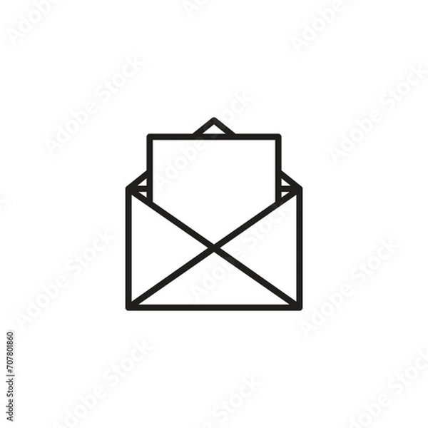 Obraz email icon vector sign
