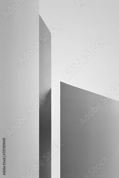 Fototapeta minimalist  abstract architecture background-48231040. Generative AI.