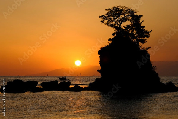 Obraz 女岩の日の出