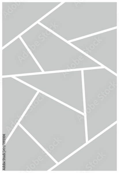 Fototapeta Pictures or photos frame collage. comics page grid layout abstract photo frames and digital photo wall template