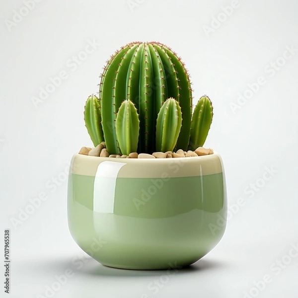 Obraz cactus isolated on white