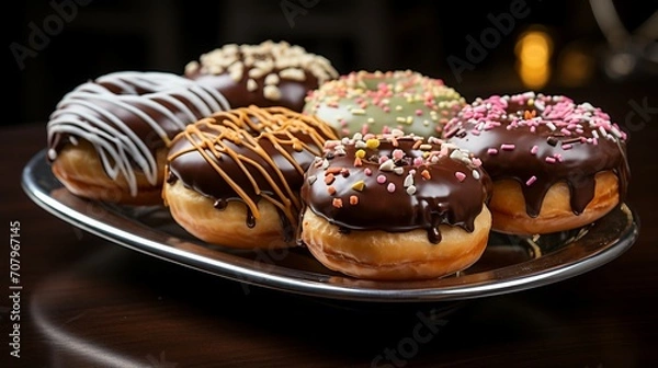 Obraz donuts with icing sugar