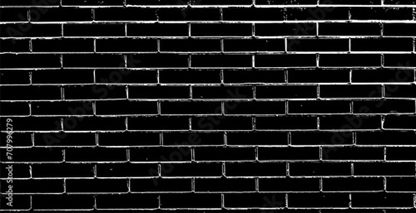 Fototapeta Old brick wall texture. Grunge Urban Background Vector. Distressed Grainy Grungy Overlay Effect. Vector Illustration. EPS 10.