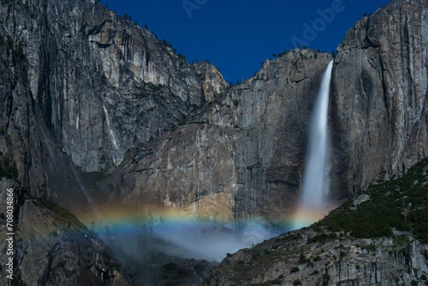 Obraz Yosemite Moonbow at Yosemite Falls