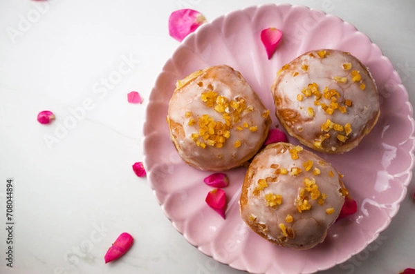 Obraz Tradycyjne pączki, grube czwartek