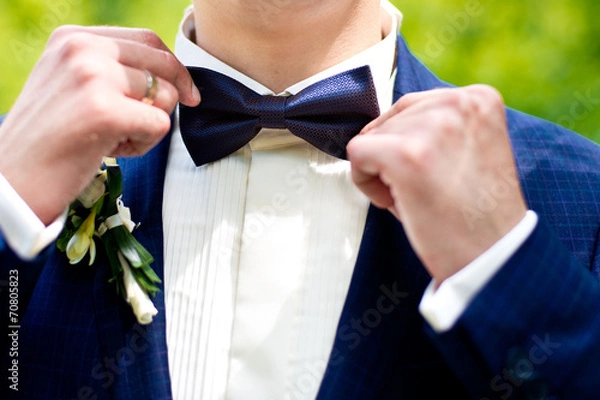 Fototapeta Свадебные аксессуары жениха