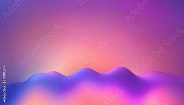 Obraz blue, dark purple, burgundy, holographic gradient background design, wallpaper