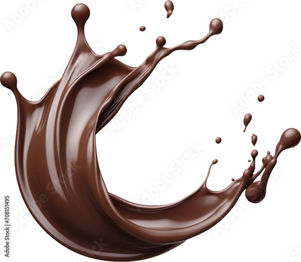 Obraz chocolate splash