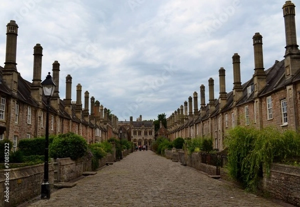 Fototapeta Architecture from Wells and blue sky