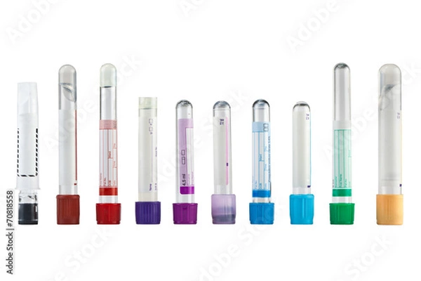 Fototapeta Vacuum test tubes