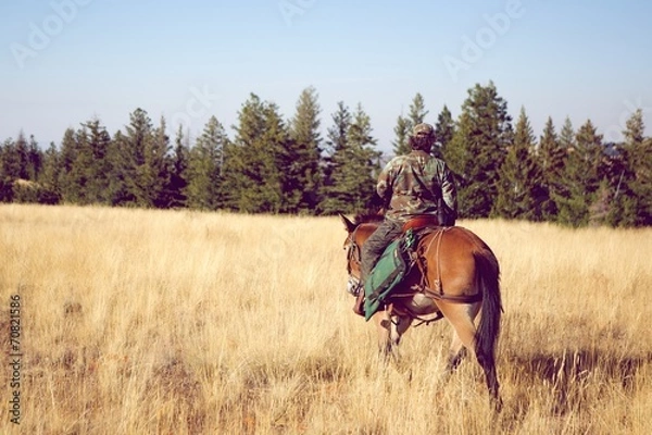Obraz Polowanie na koniach