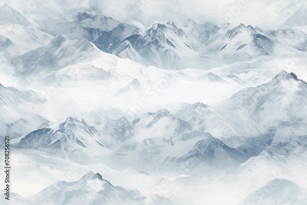 Fototapeta snowy mountains background wall texture pattern seamless wallpaper