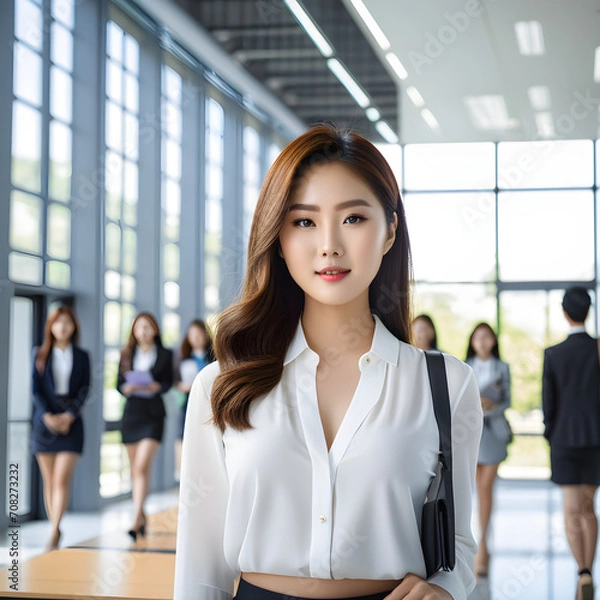 Fototapeta Office workers,사무실