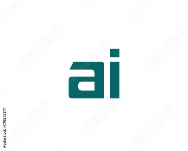 Fototapeta AI LOGO DESIGN VECTOR TEMPLATE