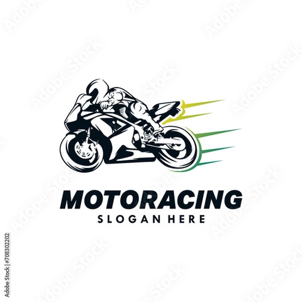 Obraz Motor Racing Logo Design Template