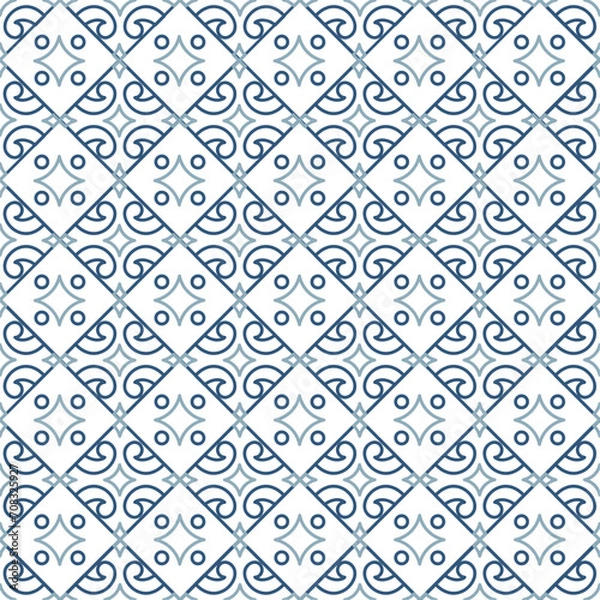 Obraz Elegant Classic Vintage Seamless Pattern