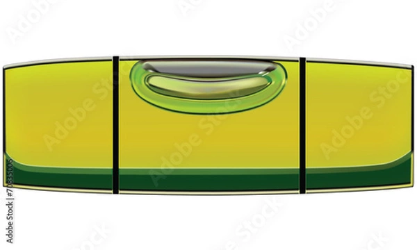 Fototapeta Bubble level isolated. Vector ilustration