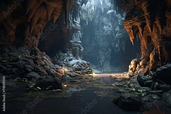 Obraz A beautiful cave