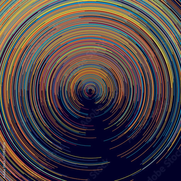 Fototapeta Big data technology infographics