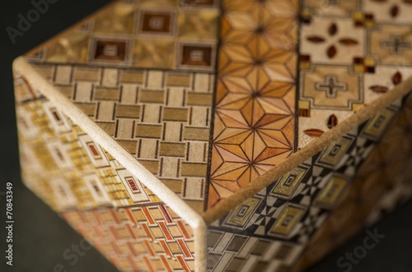 Fototapeta 寄木細工の小箱