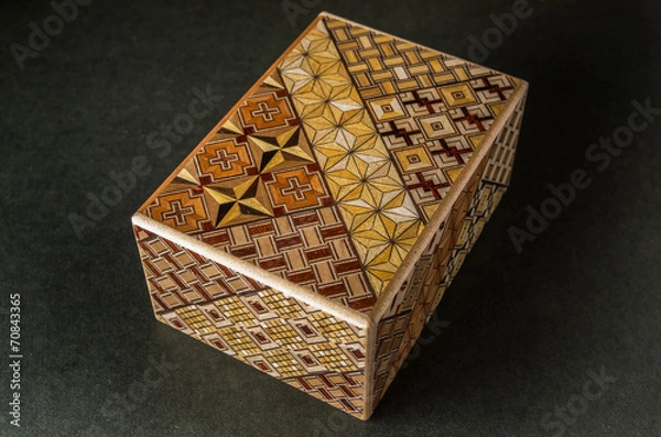 Fototapeta 寄木細工の小箱