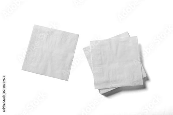 Obraz Paper Napkin Stack Mockup