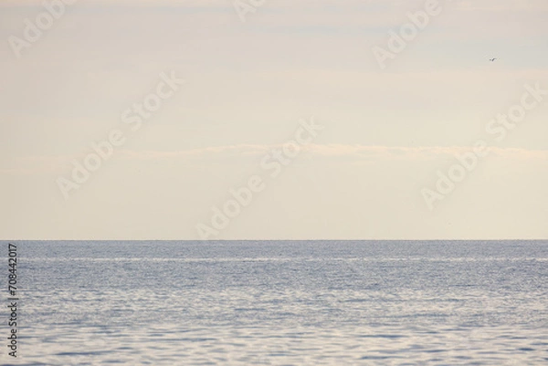 Fototapeta beautiful seaside beach with white sand and waves