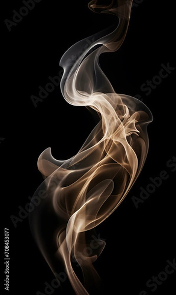 Obraz smoke on transparent background